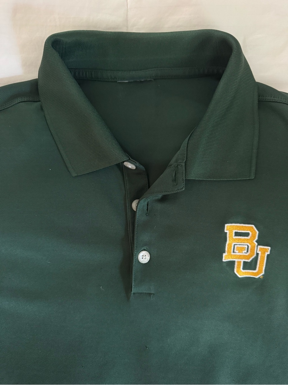 Nike Baylor University Green Polo Shirt